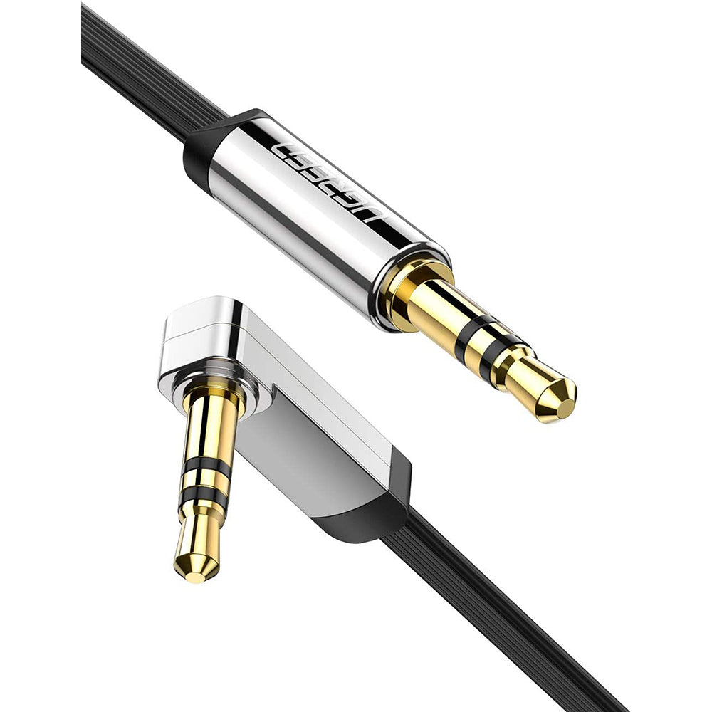 UGreen 3.5mm Male to Male Straight to Angle Flat Cable 1.5M - 10598 (4825653248100) UGreen 3.5mm Male to Male Straight to Angle Flat Cable 1.5M - 10598 (4825653248100)